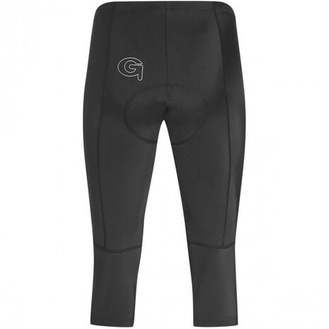 3/4 fietsbroek Sienna heren polyamide zwart maat M