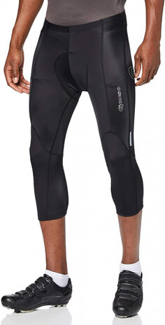 3/4 fietsbroek Sienna heren polyamide zwart maat M