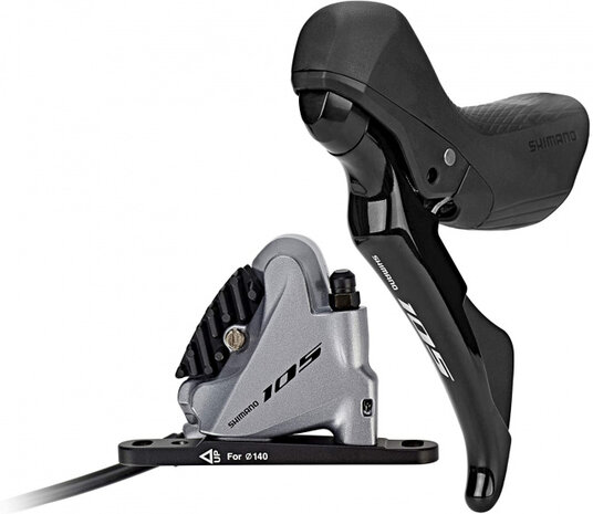 schijfremset 105 BR-R7020 voor aluminium zwart/zilver
