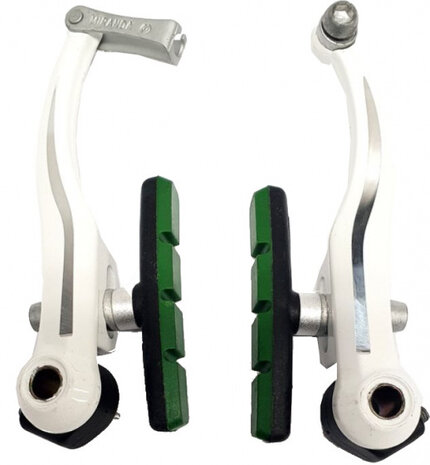 V-brake-set Sirius 110 mm aluminium wit