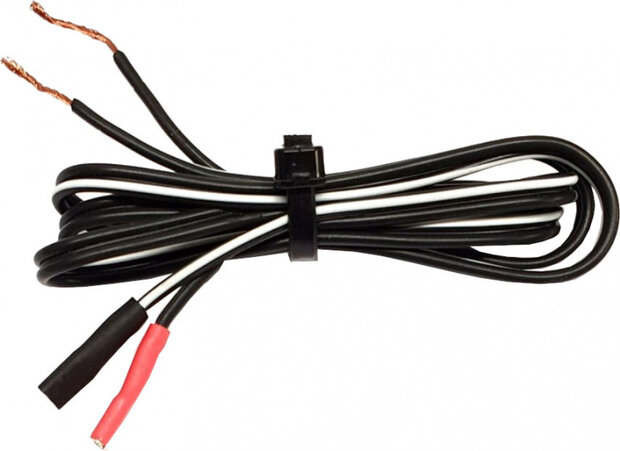 verlichtingsdraad koplamp 60 cm rubber zwart/wit 10 stuks