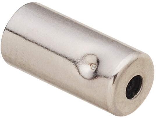 kabelstoppers buitenrem 5/6 mm RVS zilver 100 stuks