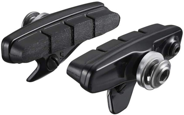 remblokkenset Dura-Ace R55C4 rubber zwart 2 stuks