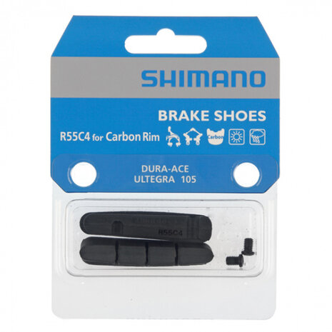 remblokken R55C4 carbon velgen rubber zwart 2 stuks