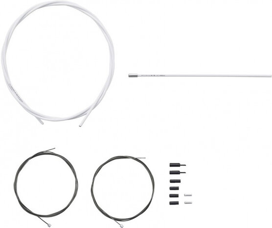 derailleurkabelset 105 R7000 210/180 cm wit 12-delig