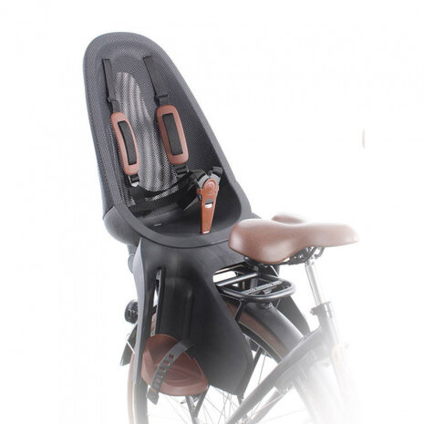 fietszitje Air achter junior mesh bruin/zwart