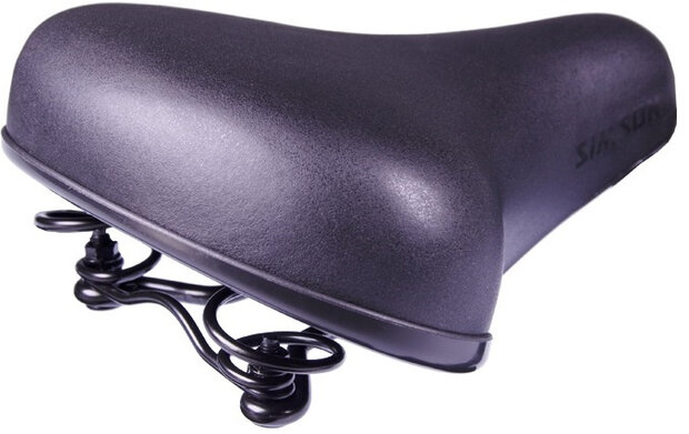 zadel Basic 175 x 26 mm unisex zwart