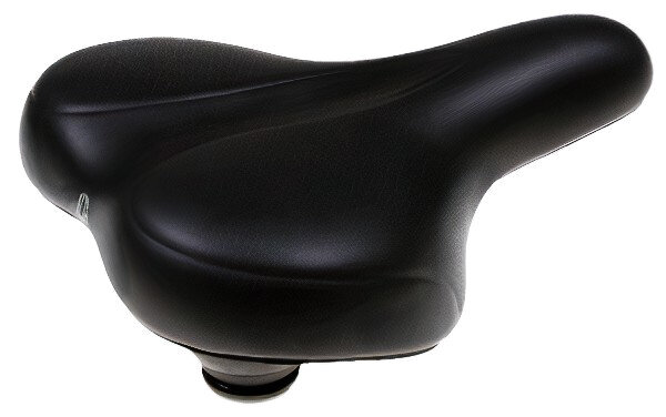 zadel E-Bike 25,8 x 22,3 cm unisex gel zwart