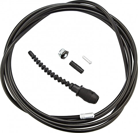 draaishifter Nexus SL-C3000-7 rubber zwart 3-delig