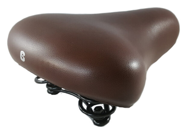 zadel City 24,7 x 21,9 cm unisex gel/staal bruin