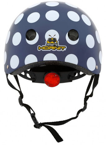 kinderhelm Polka Dot meisjes blauw mt 48 - 53 cm