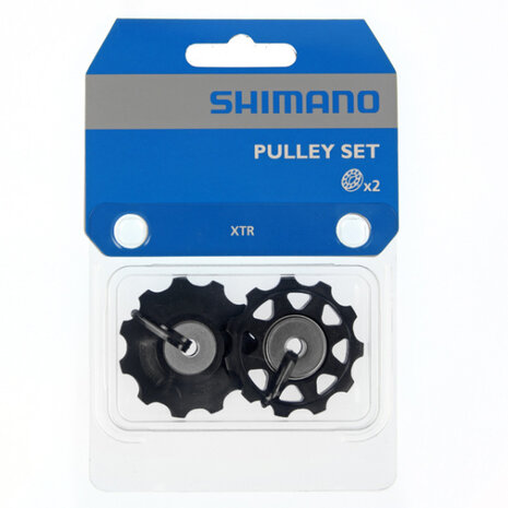 derailleurwielset XTR RD-M970/M971 staal 9S 2 stuks