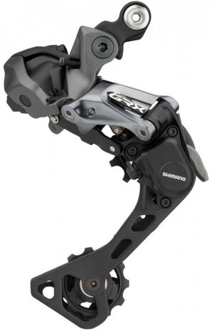achterderailleur GRX Di2 RD-RX817-SGS 11S alu zwart