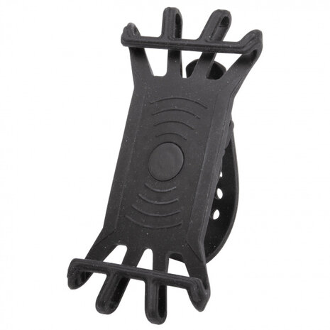 smartphonehouder Bike Mount Flex 13 cm siliconen zwart