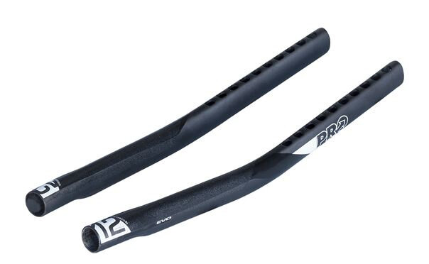 verlengstukken Missile Evo J-Bend 31,8 cm carbon zwart