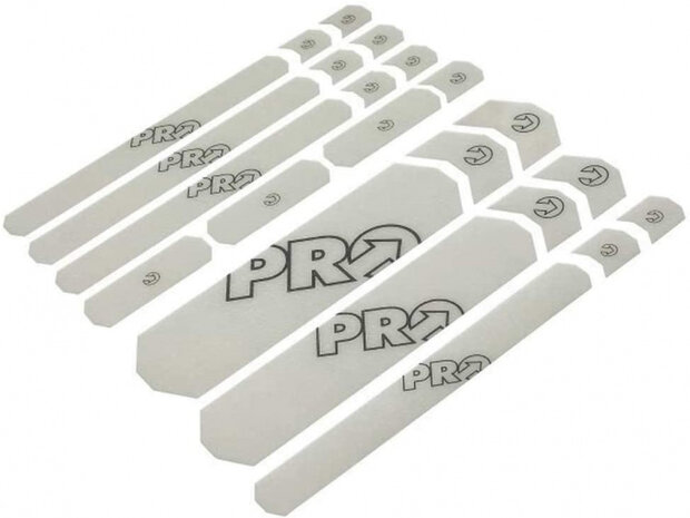 beschermerset E-bike 6 mm transparant 105 gram 22 stuks