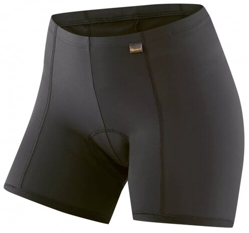 fietsonderbroek Sitivo U dames polyamide zwart/blauw mt 40