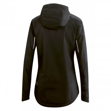 fietsjack Sura Light dames polyester zwart maat 38