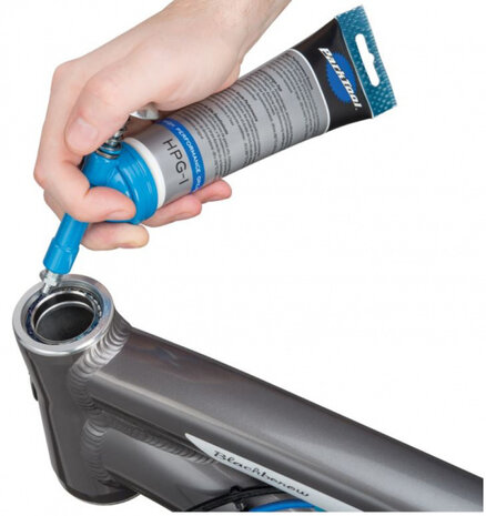 vetpistool GG-1 staal 25,4 cm staal blauw/zilver