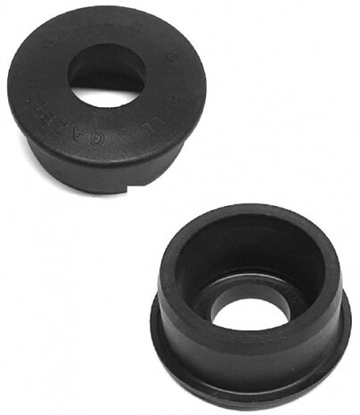 trapas-beugel polypropeen 35 mm zwart per stuk