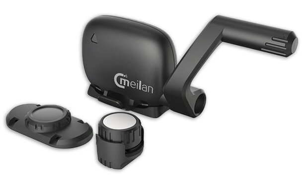 snelheids- /cadanssensor Bluetooth C3 35 cm zwart 3-delig