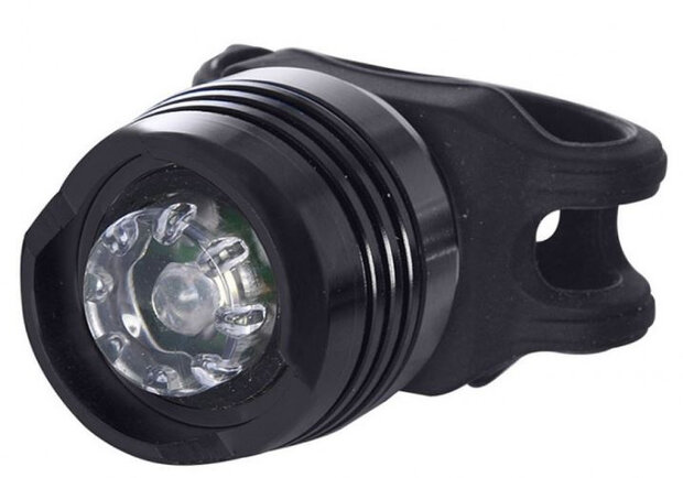 voorlicht Brightspot led 50 Lux batterijen rubber zwart