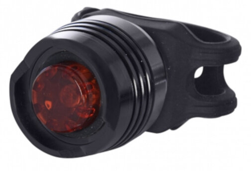 achterlicht Brightspot led 50 Lux rubber zwart/rood