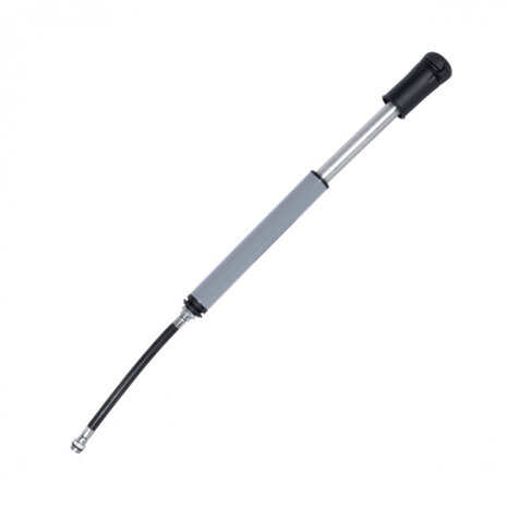 handpomp Mini DeLuxe 20 cm aluminium zwart/grijs
