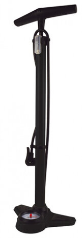 fietspomp Manometer Pro 70 cm zwart/groen