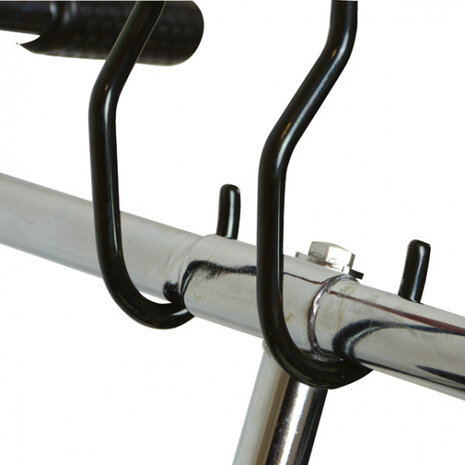 fietshaken 15 cm staal zwart 2 stuks