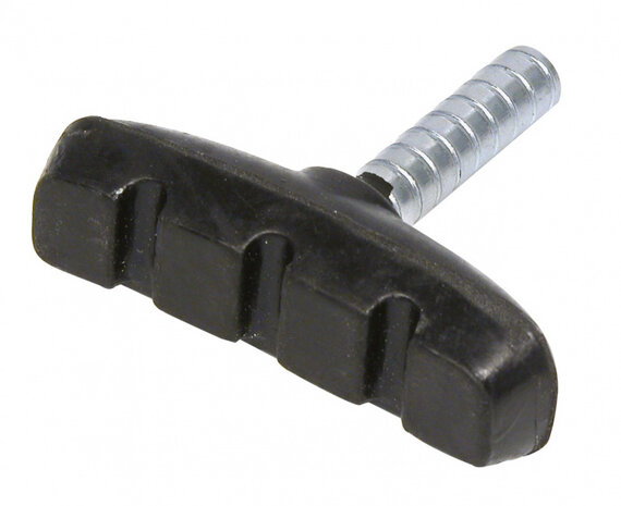 remblokken 52 mm metaal zwart/zilver 2 stuks