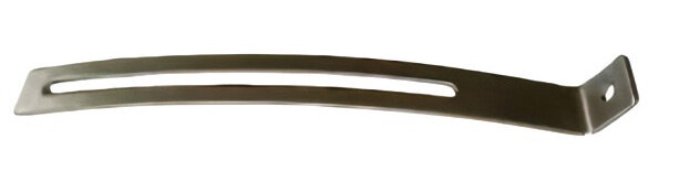 beugel voor bagagedrager 20 cm staal zilver
