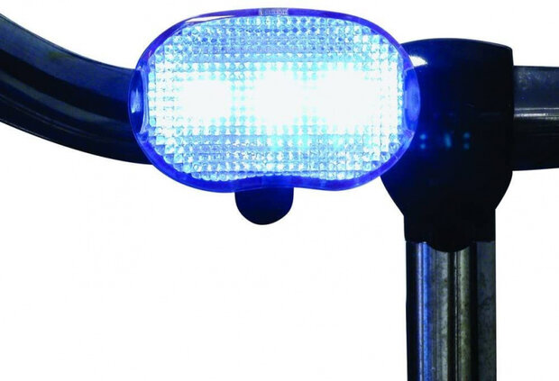 voorlicht 3 led batterijen zwart