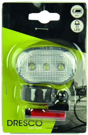 voorlicht 3 led batterijen zwart