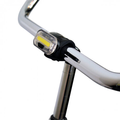 voorlicht COB led batterijen zwart