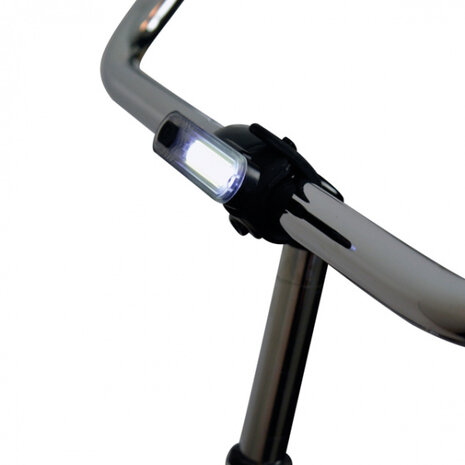 voorlicht COB led USB-oplaadbaar 60 lumen zwart