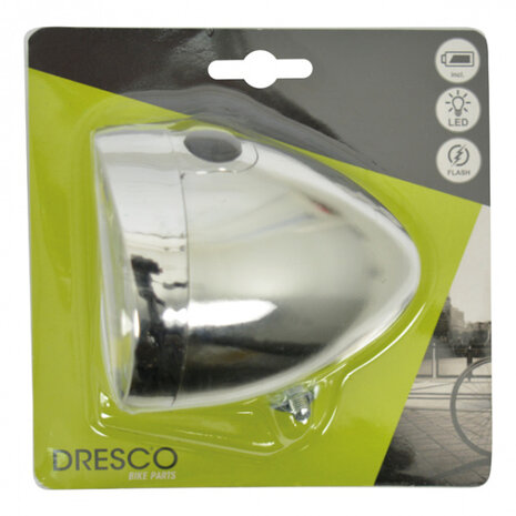 voorlicht Classic COB led batterijen chroom