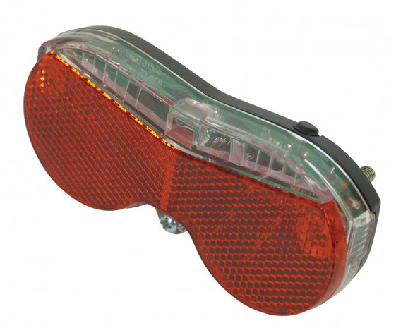 achterlicht met reflector Modern 3 led batterijen rood