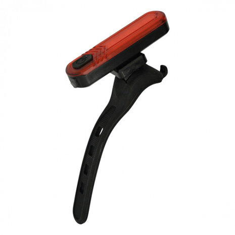achterlicht COB led USB-oplaadbaar zwart/rood 3-delig