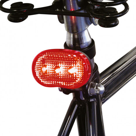 verlichtingsset Classic led batterijen rood/zwart/wit