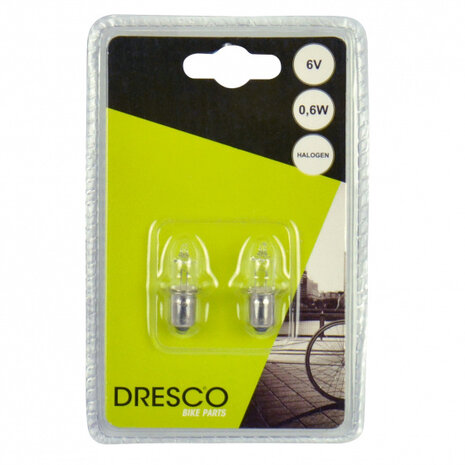 reservelampjes voorlicht halogeen 6 Volt zilver 2 stuks