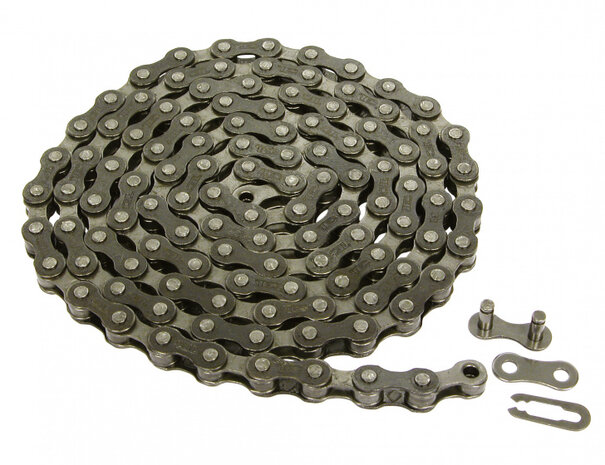 ketting 1/2 x 1/8 112L 1 speed staal zilver