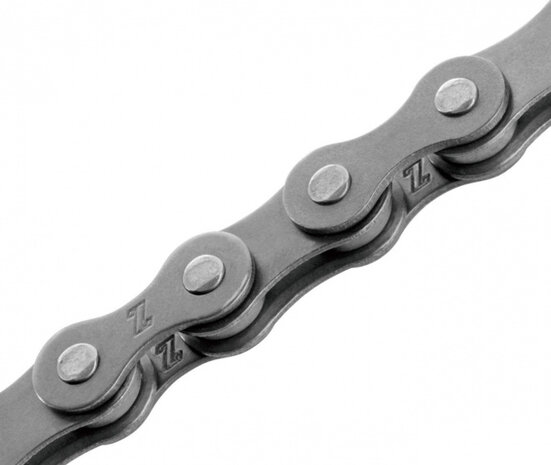 ketting Z1 smal 1/2 x 3/32 inch 112S single speed zilver