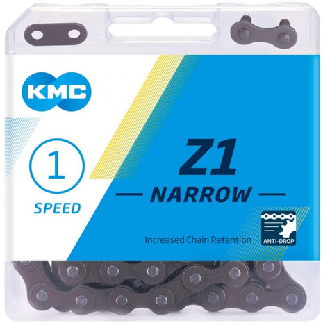 ketting Z1 smal 1/2 x 3/32 inch 112S single speed bruin