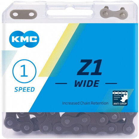 ketting Z1 breed 1/2 x 1/8 inch 112S single speed bruin