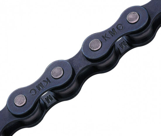 ketting B1 breed 1/2 x 1/8 inch 112S single speed zwart