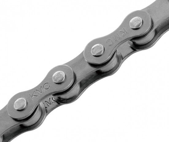 ketting Z1 breed 1/2 x 1/8 inch 128S single speed zilver