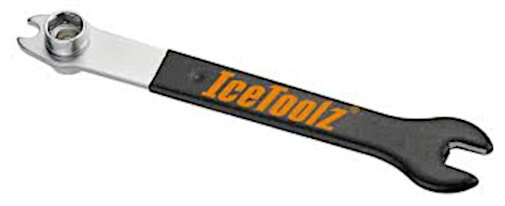 pedaal- en Dopsleutel 34A2 10-15 / 14-15 mm staal zwart