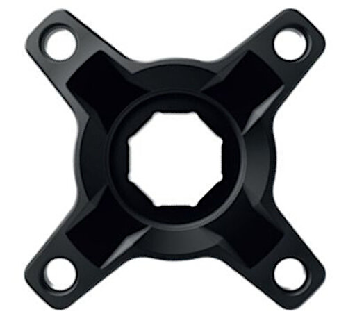 crank spider 55 mm/104 mm Brose Boost 4 arm alu zwart