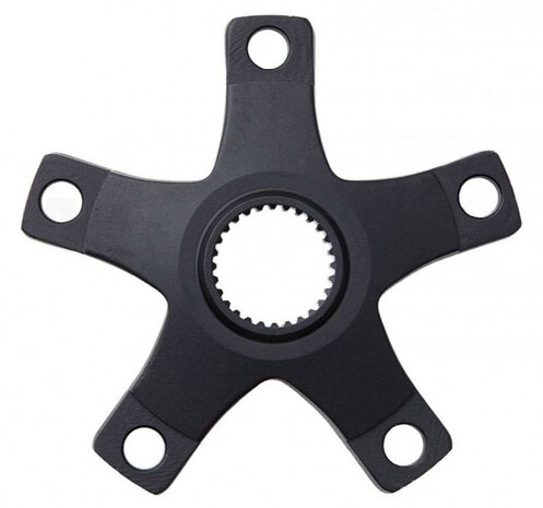 crank spider 47,5 mm/104 mm Bosch-4 5 arm alu zwart